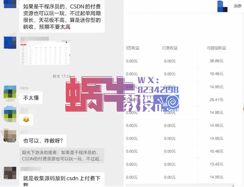 CSDN上传付费资源赚取收益项目，实现被动收入