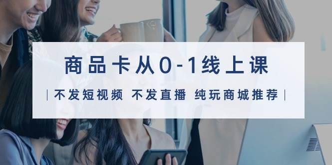 商品卡从0-1线上课(不发短视频 不发直播 纯玩商城推荐)32节课 商品卡从0-1线上课(不发短视频 不发直播 纯玩商城推荐)32节课
