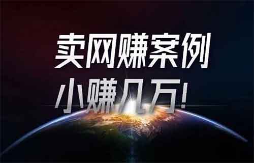 卖网赚案例,小赚几万!