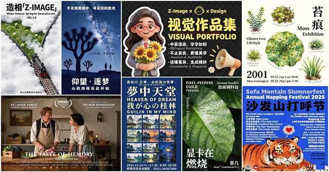 ‌Z-Image - 逼真照片级文生图神器 WebUI+ComfyUI工作流 一键整合包