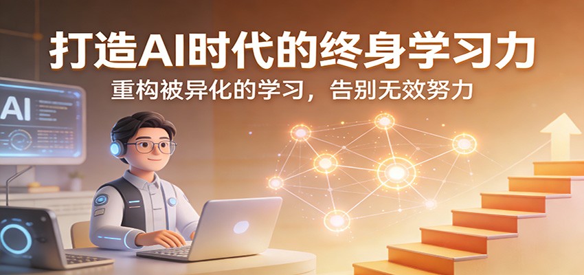 打造AI时代的终身学习力:重构被异化的学习,告别无效努力 打造AI时代的终身学习力:重构被异化的学习,告别无效努力