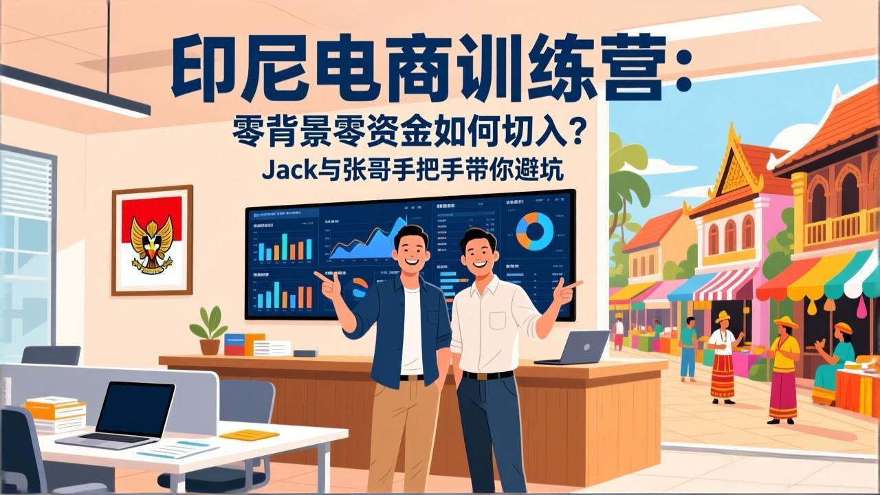 (17533期)印尼电商训练营:零背景零资金如何切入?Jack与张哥手把手带你避坑 (17533期)印尼电商训练营:零背景零资金如何切入?Jack与张哥手把手带你避坑