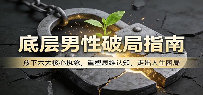 底层男性破局指南:放下六大核心执念,重塑思维认知,走出人生困局 底层男性破局指南:放下六大核心执念,重塑思维认知,走出人生困局
