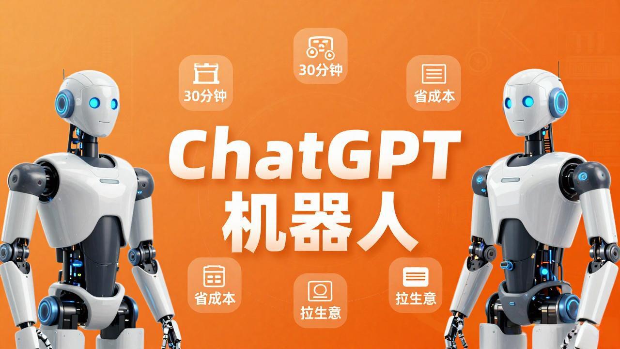 （17982期）智能机器人定制速成课：技术小白30分钟做出ChatGPT机器人，省时间砍成本还能拉生意
