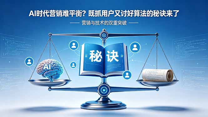 (18600期)AI时代营销难平衡?既抓用户又讨好算法的秘诀来了【原创双语字幕】 (18600期)AI时代营销难平衡?既抓用户又讨好算法的秘诀来了【原创双语字幕】