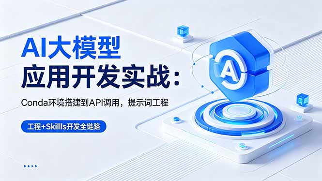 (18518期)AI 大模型应用开发实战:Conda环境搭建到API调用,提示词工程+Skills开发全链路 (18518期)AI 大模型应用开发实战:Conda环境搭建到API调用,提示词工程+Skills开发全链路