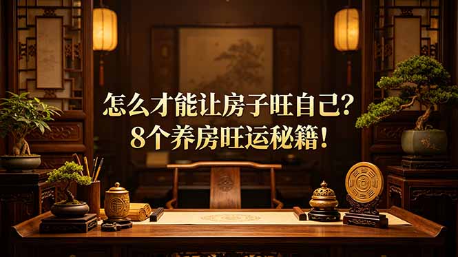 (19023期)付费文章:怎么才能让房子旺自己?8个养房旺运秘籍! (19023期)付费文章:怎么才能让房子旺自己?8个养房旺运秘籍!