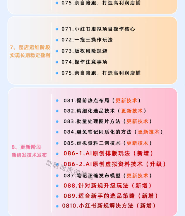 小红书虚拟项目特训班9.0,AI原创PPT技术全跑通,单店纯利润几个W 小红书虚拟项目特训班9.0,AI原创PPT技术全跑通,单店纯利润几个W