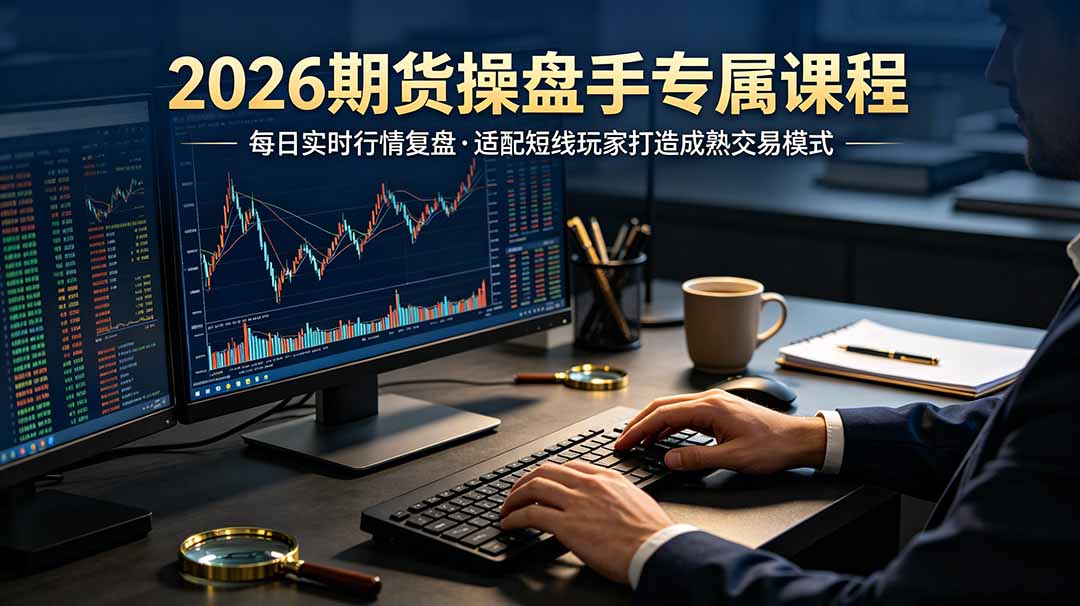 (19300期)2026期货操盘手专属课程-更新7月11,每日实时行情复盘,适配短线玩家打造成熟交易模式 (19300期)2026期货操盘手专属课程-更新7月11,每日实时行情复盘,适配短线玩家打造成熟交易模式