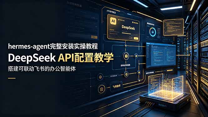 (19128期)hermes-agent完整安装实操教程,DeepSeek API配置教学,搭建可联动飞书的办公智能体 (19128期)hermes-agent完整安装实操教程,DeepSeek API配置教学,搭建可联动飞书的办公智能体