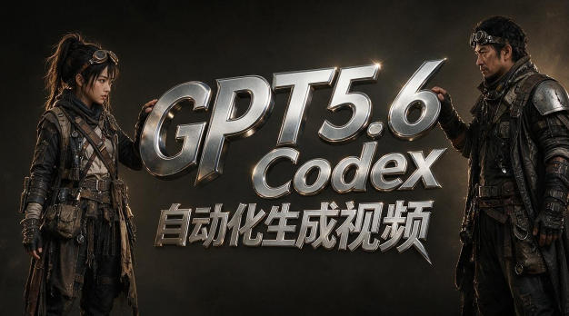 GPT5.6+Codex自动化生成视频全流程实战,从提示词设计、角色设定、封面海报,到视频生成思路与自动化工作流 GPT5.6+Codex自动化生成视频全流程实战,从提示词设计、角色设定、封面海报,到视频生成思路与自动化工作流
