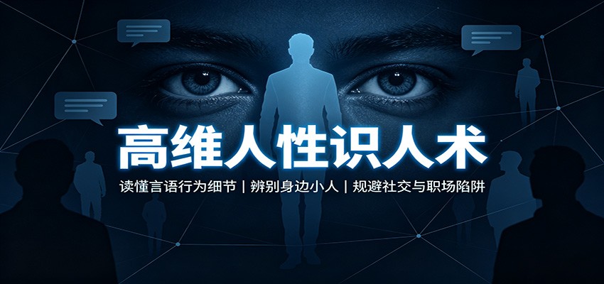 高维人性识人术:读懂言语行为细节,辨别身边小人,规避社交与职场陷阱 高维人性识人术:读懂言语行为细节,辨别身边小人,规避社交与职场陷阱