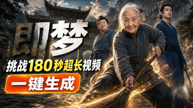 即梦挑战180秒超长视频!一键生成3分钟电影?完整制作流程详细分享! 即梦挑战180秒超长视频!一键生成3分钟电影?完整制作流程详细分享!