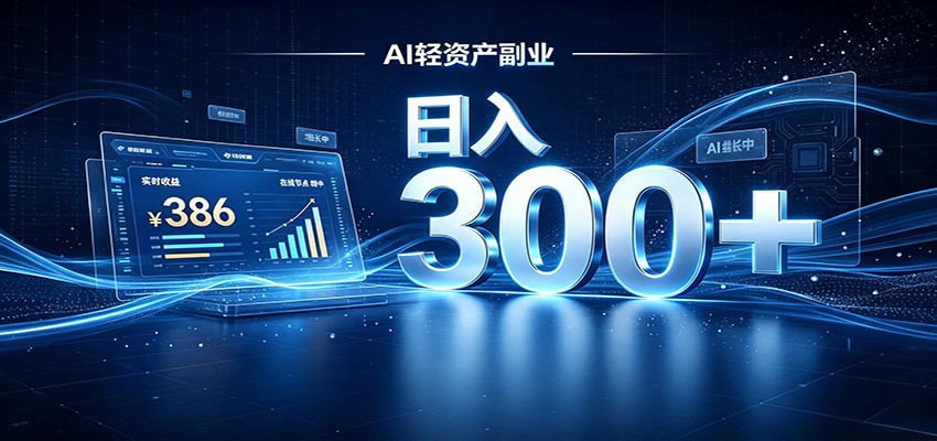 2026 AI轻资产风口,Token中转站小白可入局,日入300+ 2026 AI轻资产风口,Token中转站小白可入局,日入300+