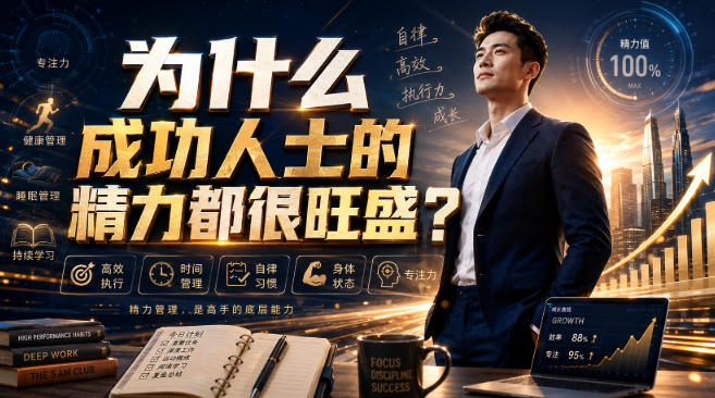 付费文章:为什么成功人士的精力都很旺盛? 付费文章:为什么成功人士的精力都很旺盛?