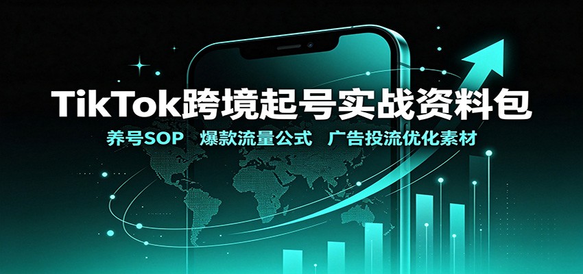TikTok跨境起号实战资料包:养号SOP,爆款流量公式,广告投流优化素材 TikTok跨境起号实战资料包:养号SOP,爆款流量公式,广告投流优化素材