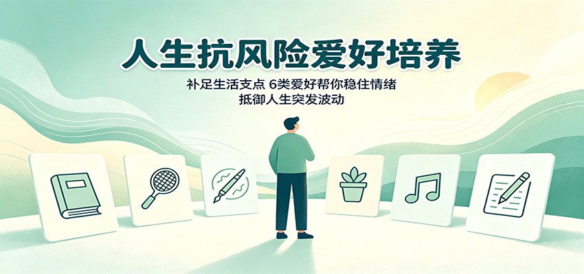 人生抗风险爱好培养:补足生活支点,6类爱好帮你稳住情绪,抵御人生突发波动 人生抗风险爱好培养:补足生活支点,6类爱好帮你稳住情绪,抵御人生突发波动