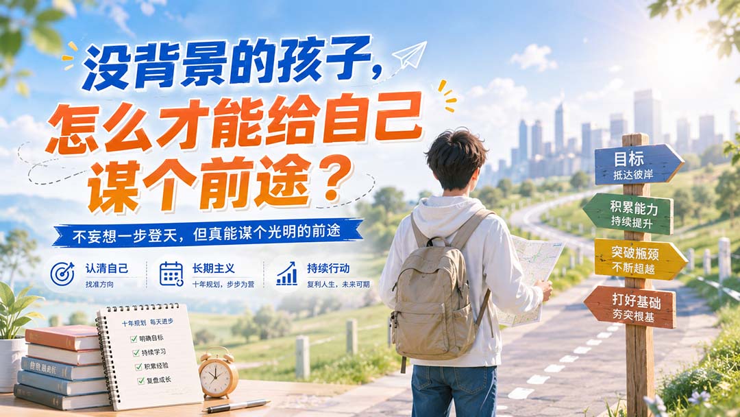 (20180期)付费文章:没背景的孩子,怎么才能给自己谋个前途? (20180期)付费文章:没背景的孩子,怎么才能给自己谋个前途?