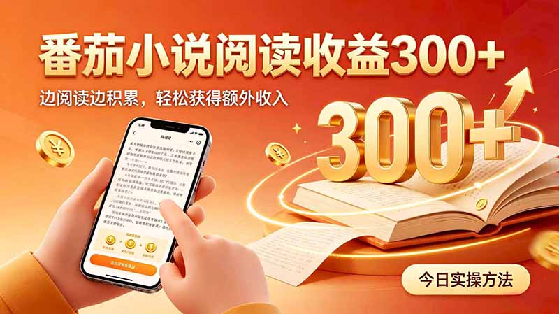 (20269期)全自动番茄挂机玩法,日入300+边阅读边积累,轻松获得额外收入 (20269期)全自动番茄挂机玩法,日入300+边阅读边积累,轻松获得额外收入