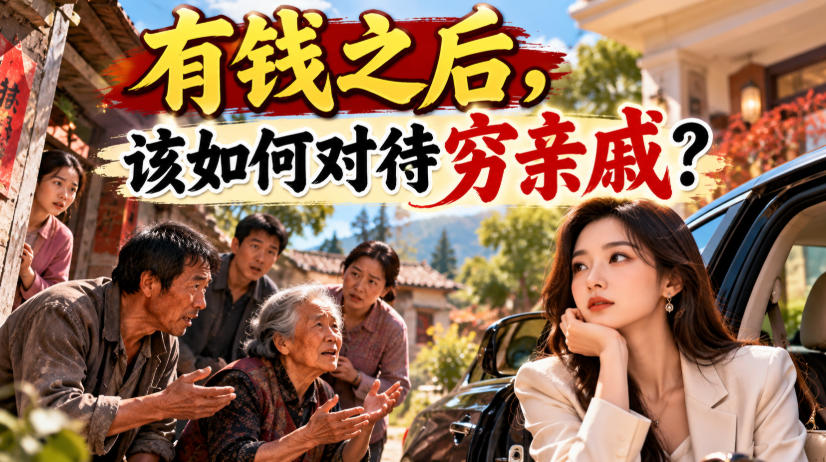 某公众号付费文章:有钱之后,该如何对待穷亲戚? 某公众号付费文章:有钱之后,该如何对待穷亲戚?