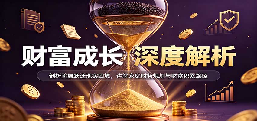 财富成长深度解析:剖析阶层跃迁现实困境,讲解家庭财务规划与财富积累路径 财富成长深度解析:剖析阶层跃迁现实困境,讲解家庭财务规划与财富积累路径